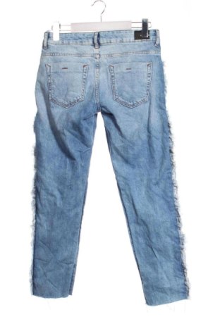 Blugi de femei Zara, Mărime M, Culoare Albastru, Preț 85,99 Lei