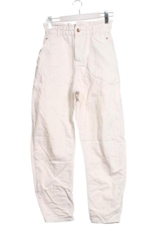 Dámske džínsy  Zara, Veľkosť XS, Farba Kremová, Cena  16,95 €