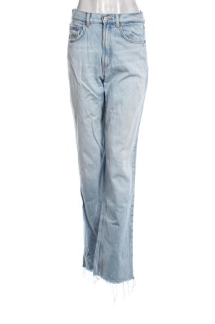 Blugi de femei Zara, Mărime M, Culoare Albastru, Preț 72,99 Lei