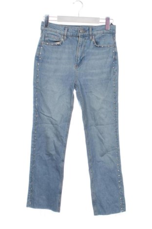 Damskie jeansy Zara, Rozmiar XS, Kolor Niebieski, Cena 72,99 zł