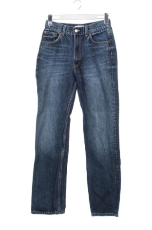 Blugi de femei Zara, Mărime XS, Culoare Albastru, Preț 78,20 Lei