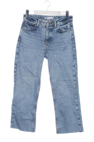 Damskie jeansy Zara, Rozmiar XS, Kolor Niebieski, Cena 72,99 zł