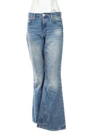 Damskie jeansy Zara, Rozmiar M, Kolor Niebieski, Cena 74,01 zł