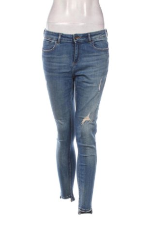 Damskie jeansy Zara, Rozmiar L, Kolor Niebieski, Cena 75,02 zł