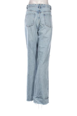 Damskie jeansy Zara, Rozmiar XL, Kolor Niebieski, Cena 75,02 zł