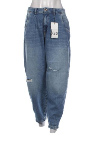 Дамски дънки Zara, Размер M, Цвят Син, Цена 31,72 €