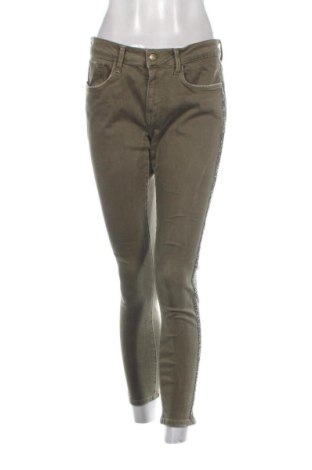 Damskie jeansy Zara, Rozmiar L, Kolor Zielony, Cena 72,99 zł