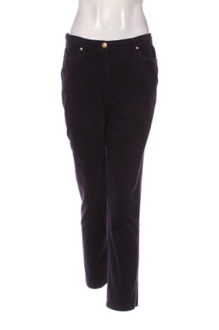 Damskie sztruksy Elegance, Rozmiar L, Kolor Fioletowy, Cena 186,04 zł