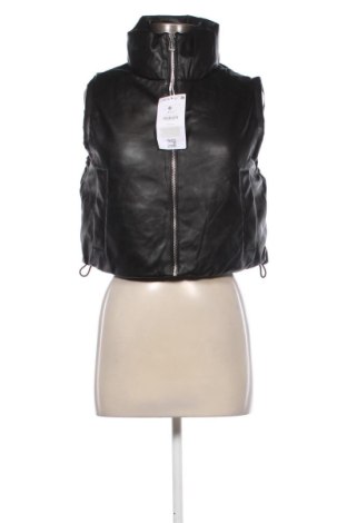 Дамски елек Bershka, Размер XS, Цвят Черен, Цена 39,88 €