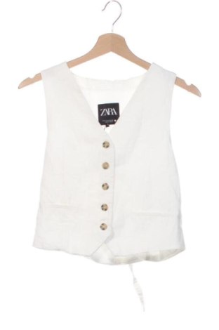 Дамски елек Zara, Размер S, Цвят Бял, Цена 13,81 €