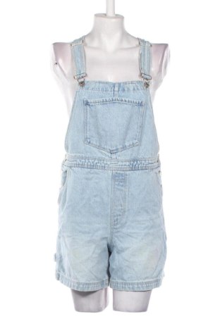 Kurzer Damenoverall Bershka, Größe M, Farbe Blau, Preis 25,99 €