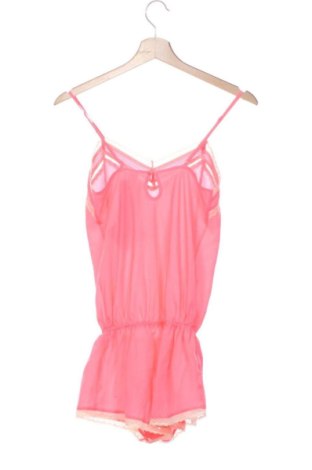 Kurzer Damenoverall Censored, Größe XS, Farbe Rosa, Preis 31,65 €