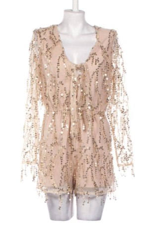 Women's short jumpsuit Honey Punch, Μέγεθος L, Χρώμα  Μπέζ, Τιμή 29,99 €