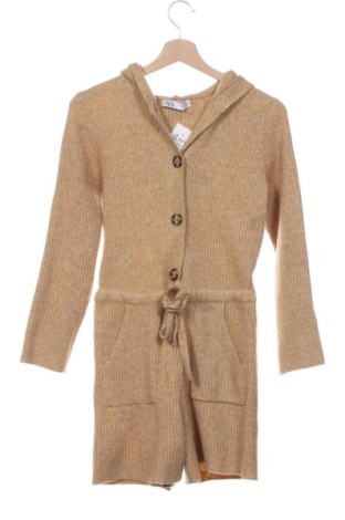 Salopetă scurtă de damă Zara, Mărime S, Culoare Bej, Preț 88,62 Lei