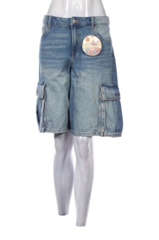 Női rövidnadrág Bershka, Méret XL, Szín Kék, Ár 6 129 Ft