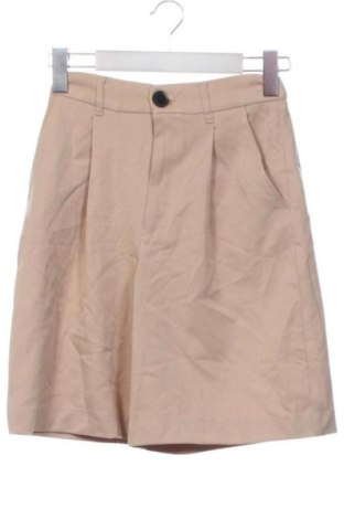 Дамски къс панталон Bershka, Размер XXS, Цвят Бежов, Цена 7,66 €