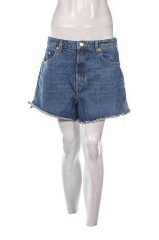 Pantaloni scurți de femei Weekday, Mărime L, Culoare Albastru, Preț 72,99 Lei
