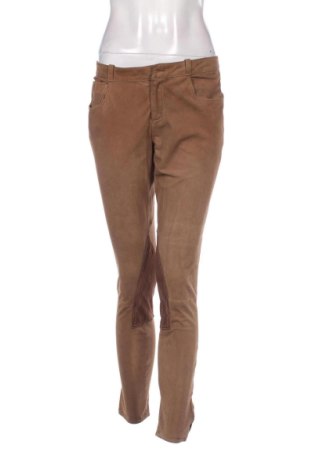 Dámské kožené kalhoty  Massimo Dutti, Velikost M, Barva Béžová, Cena  2 799,00 Kč, #136008819