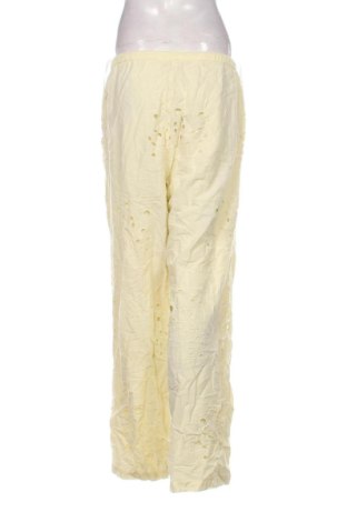 Damskie spodnie Aware by Vero Moda, Rozmiar L, Kolor Żółty, Cena 65,99 zł