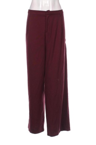 Pantaloni de femei Bershka, Mărime XXL, Culoare Roșu, Preț 82,99 Lei