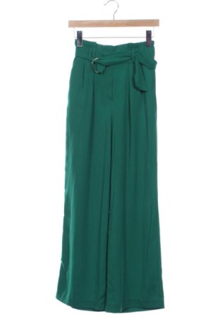 Pantaloni de femei Bershka, Mărime XXS, Culoare Verde, Preț 78,20 Lei