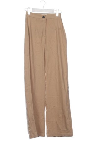 Pantaloni de femei Bershka, Mărime XXS, Culoare Bej, Preț 91,99 Lei