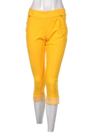 Pantaloni de femei Helena Vera, Mărime L, Culoare Galben, Preț 129,99 Lei