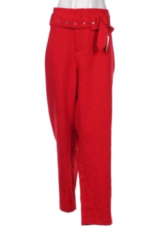Pantaloni de femei Kiabi, Mărime 4XL, Culoare Roșu, Preț 161,99 Lei