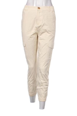 Pantaloni de femei Lefties, Mărime S, Culoare Ecru, Preț 91,99 Lei