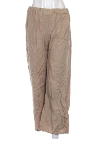 Pantaloni de femei NEW COLLECTION, Mărime L, Culoare Bej, Preț 61,99 Lei