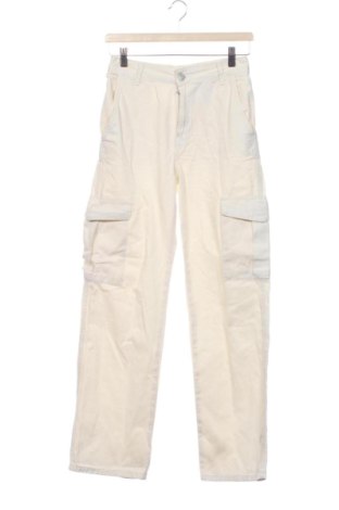 Damenhose Pull&Bear, Größe XS, Farbe Ecru, Preis 15,00 €