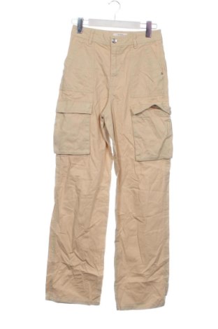 Damskie spodnie Terranova, Rozmiar XS, Kolor Beżowy, Cena 78,99 zł