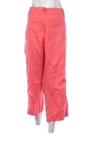 Damskie spodnie Ulla Popken, Rozmiar 3XL, Kolor Różowy, Cena 110,99 zł