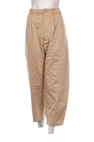 Дамски панталон Zara, Размер XL, Цвят Бежов, Цена 14,31 €