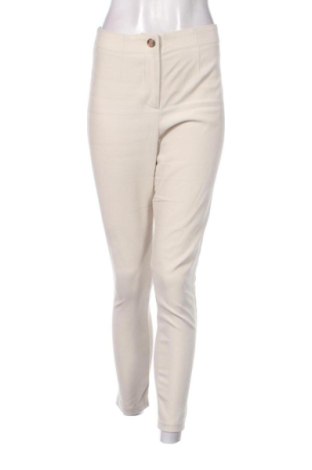 Pantaloni de femei Zara, Mărime S, Culoare Ecru, Preț 72,99 Lei