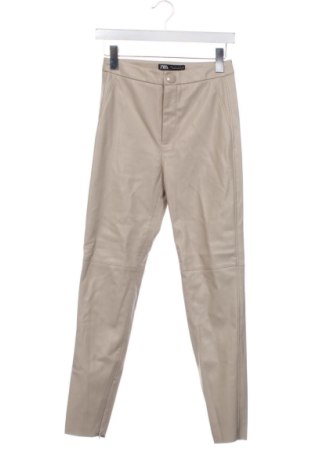 Pantaloni de femei Zara, Mărime S, Culoare Bej, Preț 72,99 Lei