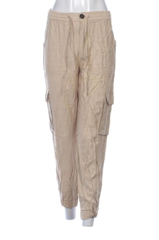 Pantaloni de femei Zara, Mărime S, Culoare Bej, Preț 85,99 Lei