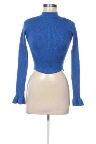 Дамски пуловер Bershka, Размер S, Цвят Син, Цена 15,33 €