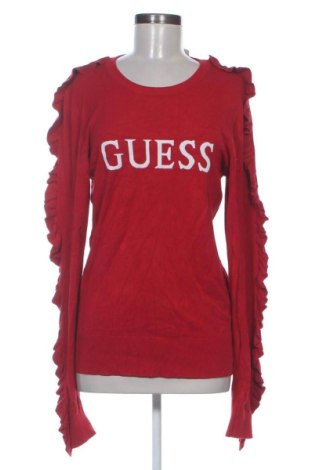 Damski sweter Guess, Rozmiar XL, Kolor Czerwony, Cena 187,55 zł