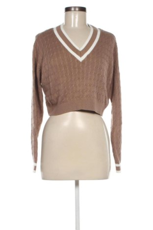 Damski sweter Hollister, Rozmiar L, Kolor Brązowy, Cena 112,29 zł