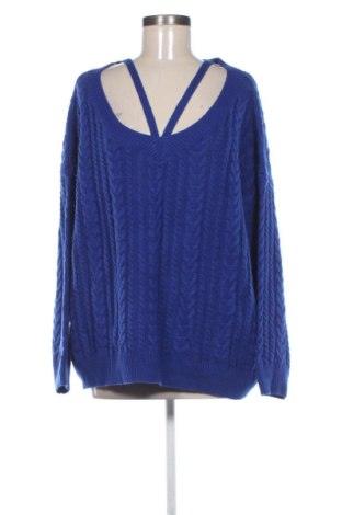 Pulover de femei SHEIN, Mărime XXL, Culoare Albastru, Preț 91,99 Lei
