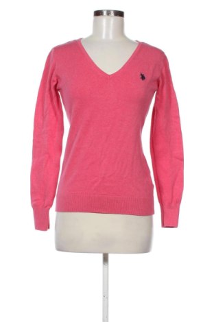 Дамски пуловер U.S. Polo Assn., Размер S, Цвят Розов, Цена 32,00 €