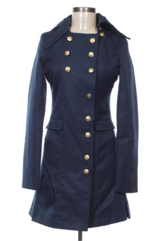 Trench de femei Serious Sally, Mărime S, Culoare Albastru, Preț 182,46 Lei