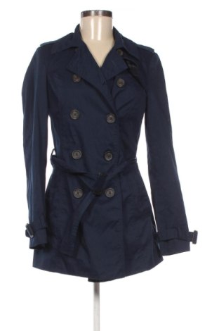 Trench de femei Stradivarius, Mărime S, Culoare Albastru, Preț 181,00 Lei