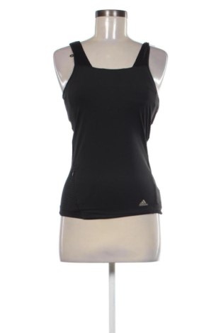 Damen Sporttop Adidas, Größe S, Farbe Schwarz, Preis 17,46 €