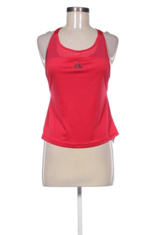 Damen Sporttop Adidas, Größe M, Farbe Rot, Preis 17,39 €