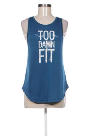 Damen Sporttop Adidas, Größe M, Farbe Blau, Preis 17,00 €
