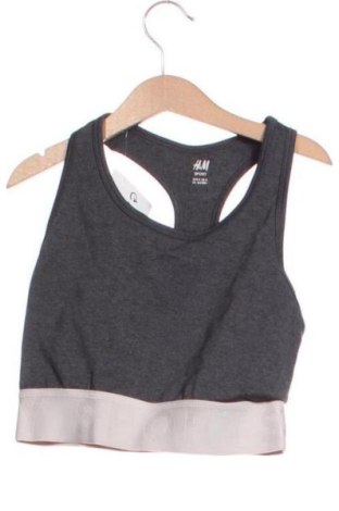 Top sport de damă. H&M, Mărime S, Culoare Gri, Preț 47,99 Lei