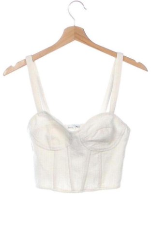 Damentop Bershka, Größe M, Farbe Ecru, Preis 15,00 €