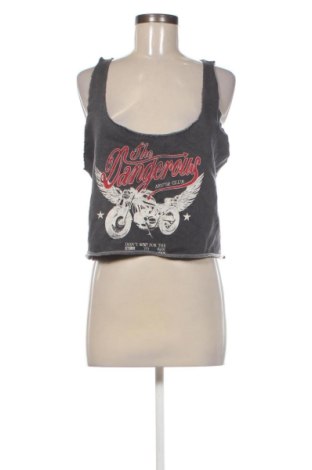 Top de femei Bershka, Mărime M, Culoare Gri, Preț 76,99 Lei